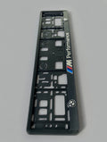 BMW M Performance License Plate Holder | 1, 3, 5 Series, X3, X5 | Color M Logo and Chrome 3D Letters