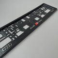 Portamatrículas Audi S Line | A3, A4, A6, Q3, Q5 | Logo S Line y Letras 3D Cromadas